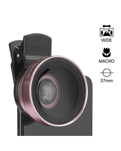 Objektiv za mobilni telefon univerzalni 37mm roze - 213869