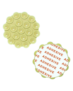 Octobuddy round stiker za telefon pink