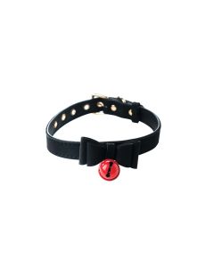 Ogrlica masna Collar with Bell - ff001015