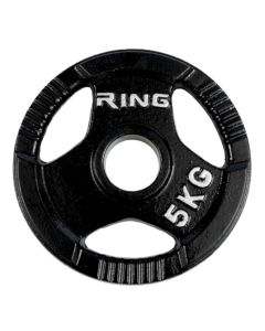 RING Olimpijski tegovi liveni sa hvatom 1x5kg RX PL14-5 - 598-1