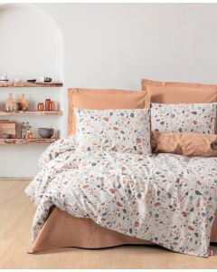 DEKOR DOM Posteljina CB Ranforce double Minimal Oniks karamel - 038267