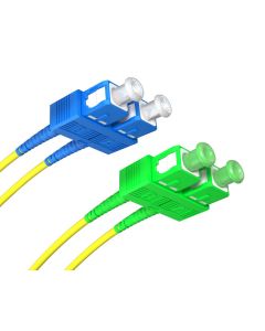 OPTON Optički Optic Patchcord SC/APC-SC/UPC SM duplex 2m G652.D - OP066