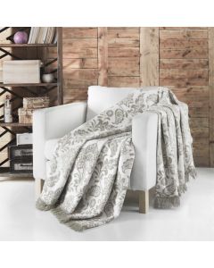 DEKOR DOM Ćebe ECO BLANKET 200x230 - 19803d - Žakard krem