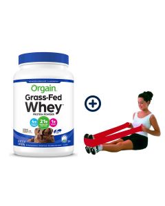 Orgain Whey protein u prahu, kremasta čokolada, 828g
