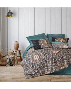 DEKOR DOM Komplet posteljina CB Saten double, Ornate - 042384