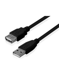 FAST ASIA Kabl USB 2.0 A - USB A M/F (produžni) 1.8m crni - OST01030