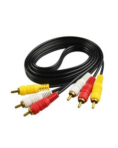 FAST ASIA Činč-činč kabl 3xRCA - 3xRCA 1.5m crni - OST01201