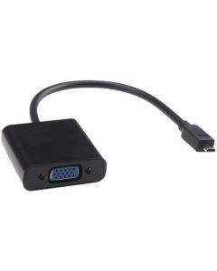 FAST ASIA Adapter-konvertor Micro HDMI (M) - VGA (F) crni - OST03138
