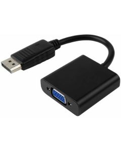 E-GREEN Adapter DisplayPort (M) - VGA D-sub (F) crni - OST03384