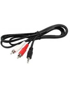 E-GREEN Kabl audio 3.5mm - 2xRCA 5m crni - OST03408