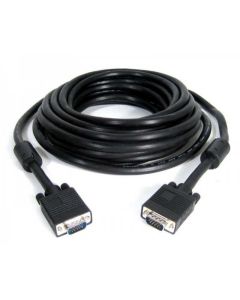 E-GREEN Kabl VGA D-sub M/M 20m HQ feritno jezgro crni - OST04083