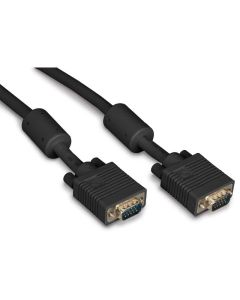 E-GREEN Kabl VGA D-sub M/M 5m HQ feritno jezgro crni - OST04449