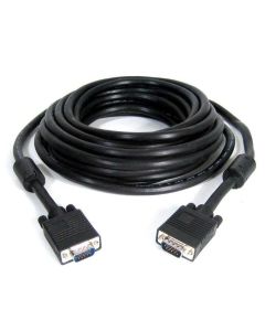 E-GREEN Kabl VGA D-sub M/M 10m HQ feritno jezgro crni - OST04601