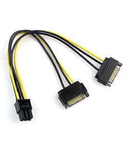 E-GREEN Naponski adapter za PCI-E VGA (6-pin) -2x Sata - OST05093