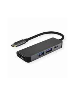 FAST ASIA Adapter-konvertor TIP C na HDMI+ 2xUSB 3.0+ TIP C - OST05139