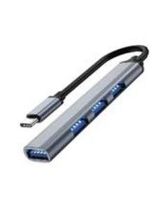 FAST ASIA TIP C 3.0 HUB na 4 x HUB 3.0 sivi - OST05224