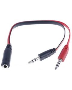 FAST ASIA Adapter Audio 3.5mm stereo jack (M) na 2x3.5mm stereo jack (2xM) - OST05323