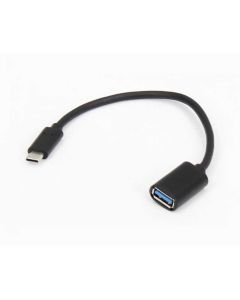 E-GREEN Adapter USB 3.0 (F) - USB 3.1 Tip C (M) - OTG 0.15m crni - OST05421