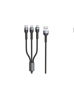 REMAX Data kabl Jany 3.1A RC-124TH 3in1, crna - OST05535