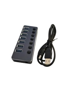 E-GREEN USB 3.1 tip C - HUB Superbrzi 7port USB 3.0