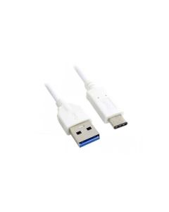E-GREEN Kabl 3.0 USB A - USB 3.1 tip C M/M 1.5m (za Huawei) 66W, 6A, bela