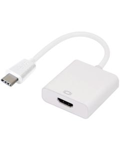 E-GREEN Adapter USB 3.1 tip C (M) - HDMI (F) sivi