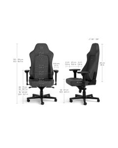 NOBLECHAIRS Gejmerska stolica Hero TX, antracit - OST07782