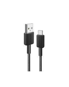 ANKER Kabl 322 USB tip-A na USB tip-C kabl M/M 1.8m, 18W, pleteni, crna