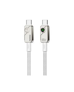 REMAX Kabl Swift Fast charging pleteni data kabl 1.2M C36 65W(C-C), bela