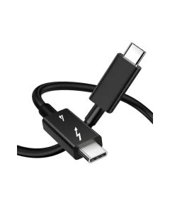 E-GREEN Kabl USB tip C M/M Thunderbolt 4/40Gbps/PD 8K/60Hz 2m, crni