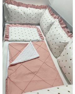ZORETI KIDS Ogradica I posteljina za bebe roza - OTR001AA