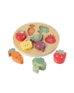 Orange tree toys - Drvena umetaljka sa oblicima - povrće - OTT06169