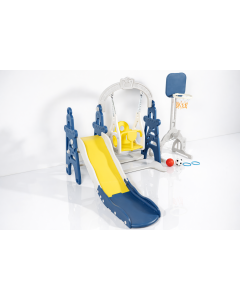 WINNER BIKE TOBOGAN+ LJULJA 180X120X1120cm BLUE