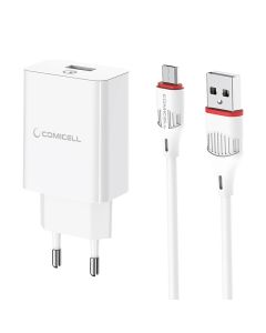 COMICELL Punjač Superior CO-BA21A Fast QC3.0 18W 3A Micro USB, bela - P1011