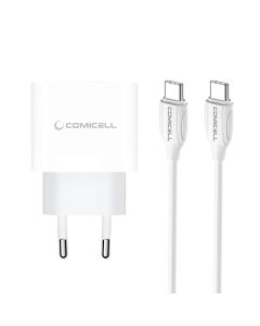 COMICELL Punjač Superior CO-DC56 Fast PD 20W 3A Type-C na Type-C, bela (CERT) - P1203