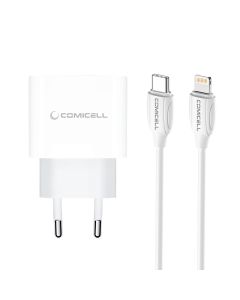 COMICELL Punjač Superior CO-DC56 Fast PD 20W 3A Type C na Lightning, bela (CERT) - P1204