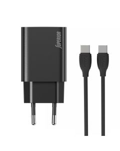 SUPERIOR Kućni punjač SU-P103 Super Fast PD 25W 3A Type C na Type C, crna - P1210