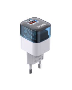 SUPERIOR Kućni punjač SU-P105 30W USB A+Type C, bela - P1219