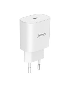SUPERIOR Kućište punjača CO-DC24 Fast PD Type C 25W 3A, bela - P1239