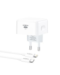 Kućni punjač MOXOM MX-HC307 40W Type C na Lightning beli