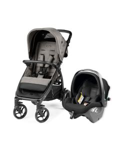 PEG PEREGO KOLICA BOOKLET 50 TRAVEL SISTEM -  CITY GREY I AUTOSEDISTE SLK BLACK