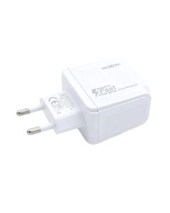 MOXOM Punjač KH-67Y QC 3.0 Fast micro, bela - P920