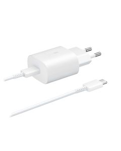 Punjač Super Fast 25W/3A za Samsung PD + kabl type-C na Type C, bela - P975