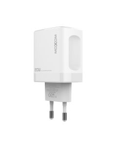 MOXOM Kućište punjača MX-HC66 PD+USB 20W, bela - P995