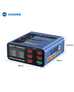 Pametni USB punjač sa 6 porta SUNSHINE SS-304Q - 617851