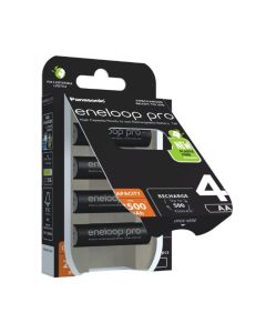 PANASONIC Punjive baterije Eneloop Pro AA/4B 2500mAh (BK-3HCDE/4BE) - 1700032