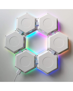 Panelne LED lampe Quantum BL-01 (6 kom sa daljinskim+ touch) bele - 051882