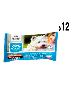 FRENDI Vlažna hrana za pse Ćuretina i divljač 48/1