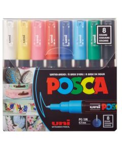 Posca set markera PC-1m 8/1 osnovne boje