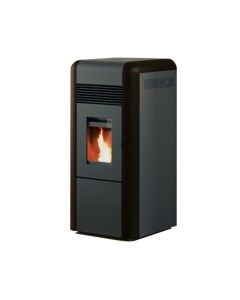 ALFA PLAM Peć na pelet za etažno grejanje Dino, crna